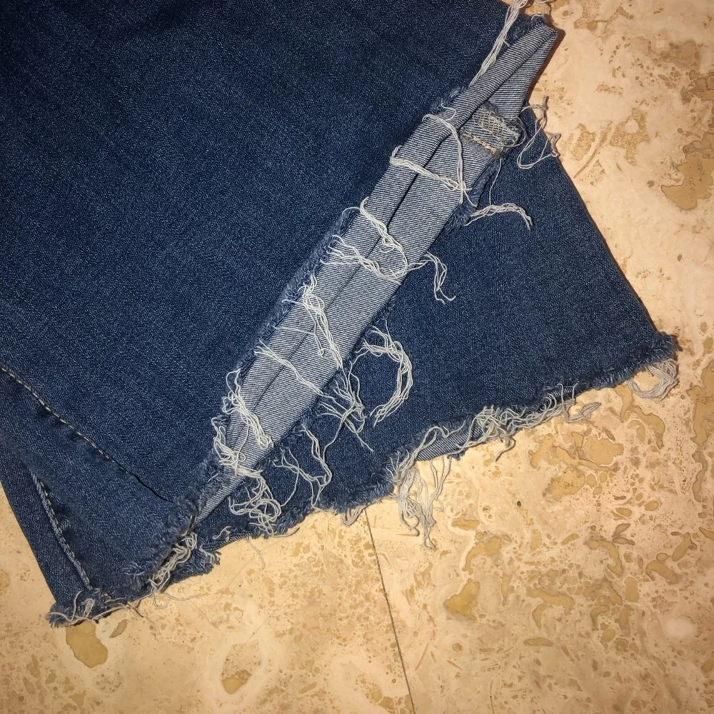 Hidden Jeans stretch Flare high waist w raw hem size 25 used - Picture 6 of 13